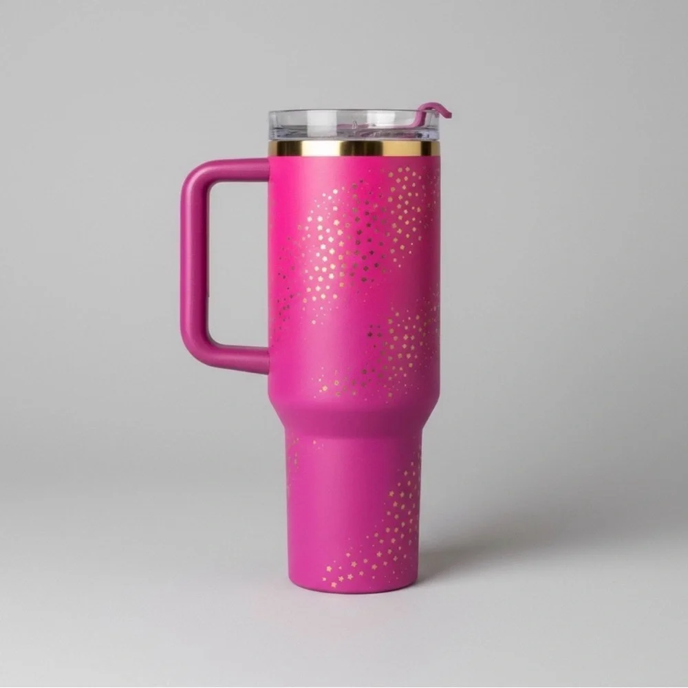 Barbie X Stanley Iconic Pink SuperStar 40OZ Quencher Tumbler - Picture 6 of 8